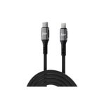 Juo iPhone iPad 27W USB Type-C to Lightning 1 mt Örgülü Hızlı Şarj ve Data Kablosu
