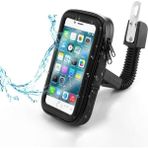 JUO Motosiklet Bisiklet Telefon Tutucu Suya Dayanıklı Large Ayna Bağlantılı
