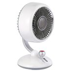 Juo Q3 Şarjlı Masaüstü Fan LED Işıklı Taşınabilir Mini Vantilatör 3 Kademeli Retro Beyaz