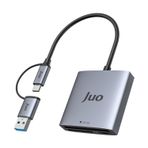Juo USB 3.2 ve Type-C 3'ü 1 Arada SD/CF/TF Micro SD Hafıza Kart Okuyucu