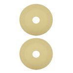 JUOPZKENN 2 Adet Cam Kesme Diski, 22mm ID 100mm OD 15mm Kum Genişliği 1mm Cam Seramik Açılı Taşlama için Elmas Kesme Diski, Cam Taşlama için Cam Testere Bıçağı, Yeşim, Şarap Şişeleri,(champagn)
