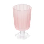 JUOPZKENN Vintage Petal Dalgalanma Cam Buzlu Çay İçeceği Uzun Cam Dalgalanma Vintage Züccaciye Buzlu Kahve Bardakları Kristal Cam Uzun İçecek Bardakları Partiler, Barlar ve Ev Kullanımı için (Kiraz