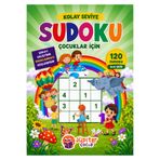 Jüpiter Çocuk Yayınları Çocuklar İçin Kolay Sudoku Kitabı | 4x4 Sudoku Bulmacaları ve Zihin Geliştirici Aktiviteler | A4 - 40 Sayfa