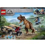 Jurassic World Carnotaurus Dinozor Takibi 76941 240 Parça Dinazor Seven Çocuklar İçin Yaratıcı Oyuncak Yapım Seti