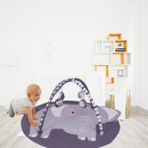 Jusso Toys Büyük Maceralar Dev Oyun Halısı 115*115 cm - Beyaz - 115 x 115 cm