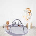 Jusso Toys Büyük Maceralar Dev Oyun Halısı 115*115 cm - Gri - 115 x 115 cm