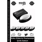 Just B7ack #metalsabun Keskin Koku Giderici 304 Sınıfı Paslanmaz Çelik Çevre Dostu Tasarruf Kokusuz Metal Sabun - Tek Ebat - 1 Adet