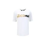 Just Cavalli Bisiklet Yaka Açık Beyaz T-Shirt, M, 5003099189, Açık Beyaz, Erkek