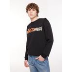 Just Cavalli Bisiklet Yaka Siyah Erkek Sweatshirt, Siyah, S