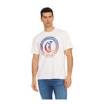 Just Cavalli Bisiklet Yaka T-Shirt, L, 5003166111, Beyaz, Erkek