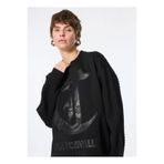 Just Cavalli Desenli Kazak, M, 5003220090, Siyah, Kadın