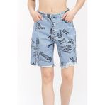 Just Cavalli Erkek Bermuda Şort,Mavi 34
