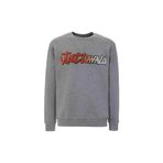 Just Cavalli Erkek Bisiklet Yaka Sweatshirt, Gri, M Beden