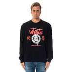 Just Cavalli Erkek Bisiklet Yaka Sweatshirt, Siyah, S Beden
