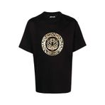 Just Cavalli Erkek Bisiklet Yaka T-Shirt, Siyah, XS