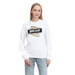 Just Cavalli Kadın Bisiklet Yaka Sweatshirt74Pbıf07Cj200,Beyaz S