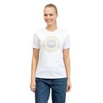 Just Cavalli Kadın Bisiklet Yaka T-Shirt, Beyaz, S Beden