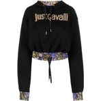 Just Cavalli Kapüşon Yaka Baskılı Sweatshırt, M, 5003068725, Siyah, kadın
