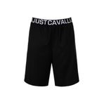 Just Cavalli Lastikli Bel Slim Fit Bermuda Şort, 50, 5003031294, Siyah, Erkek