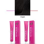 Just Cheap Store 2 Li Set Premium 1 Siyah - Kalıcı Krem Saç Boyası 2 X 50 G Tüp