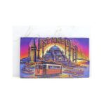 Just Cheap Store Ahşap Istanbul Temalı Magnet - Model 9 - Antrasit