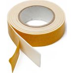 Just Cheap Store Çok Amaçlı Tüm Yüzeylerde Kullanıma Uygun Beyaz Çift Taraflı Köpük Sünger Montaj Bant (4741)