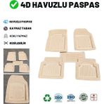 Just Cheap Store Fiat Palio 2003 4d Havuzlu Üniversal Yeni Nesil Paspas Bej Gold Seri - Siyah