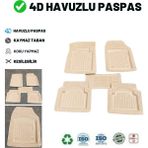 Just Cheap Store Hyundai Accent Admira 2004 4d Havuzlu Üniversal Yeni Nesil Paspas Bej Gold Seri - Siyah