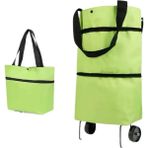 Just Cheap Store Katlanabilir Alışveriş Çantası - Ahşap - Bej - 10*10