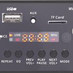 Just Cheap Store Magicvoice Mv-14907 Usb/Sd/Mıc/Aux/Bluetooth Kumandalı Ekranlı Oto Teyp Çevirici Dijital Player Board