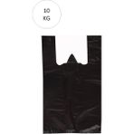 Just Cheap Store Siyah Atlet Poşet Büyük Boy 32 x 57 cm 720 Adet 10 kg