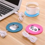 Just Cheap Store USB Silikon Bardak Altı Isıtıcı - Açık Mavi