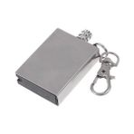 Just Cheap Store Zippo Benziniyle Çalışan Sonsuz Metal Kibrit &amp; Anahtarlık - Antrasit