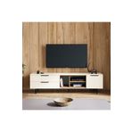 Just Home Royal Tv Ünitesi - Krem / Barok Ceviz