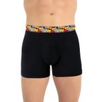 Just Inner Erkek Boxer Meyve Desenli (%47 Modal -%47 Pamuk -%6 Elastan) (Kırmızı, M)