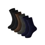 Just Inner Erkek Çorap 6’lı Koyun Yünü (Lambswool) - 41 - 44 - Renkli