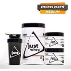 Just Nutrition Fitness Paketi - Medium (Protein+Bcaa+Creatine+1 Hediye) - Aromasız