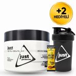 Just Nutrition L-Glutamine 126 Gr Glutamin 42 Servis + Shaker + Protein Kahve Hediyeli