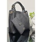 Just Polo 2180-GD 7177P Siyah Kadın Omuz Çantası