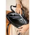 Just Polo Günlük Kombinlere Uygun Kadın Büyük Boy Lüks El Çantası Ebat : 24 x 27 cm Shopper - Siyah