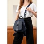 Just Polo Günlük Kombinlere Uygun Kadın Orta Boy Ayarlanabilir Askılı Şık Lakost Sırt Çantası Shopper - Lacivert