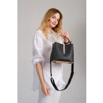 Just Polo JPM4002 Siyah Taba Kadın Omuz Çantası