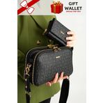 Just Polo Just Polo Kadın 4 Bölmeli Omuz Çantası ve Cüzdan