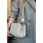 Just Polo Kadın 5 Bölmeli Ayarlanabilir Uzun Askılı Omuz Çantası 6 Bölmeli 28 X18 cm 4023-JP Taş - Beyaz - Siyah - Pembe - Krem