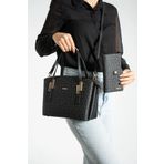 Just Polo Kadın 5 Bölmeli El Omuz Çantası Ve Cüzdanı Kombin 4030mh * 2066mh