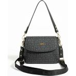 Just Polo Kadın Baskılı Ayarlanabilir Askılı Shopper Lüks El & Omuz Çantası Shoulder Bag - Siyah