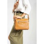 Just Polo Kadın Büyük Boy Omuz Çantası 344013PC - Tek Ebat - Taba