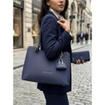 Just Polo Kadın Büyük Boy Premium Gümüş Logolu El Çantası ve Cüzdanı Kombin Tote Bag Ebat : 22 x 34 cm