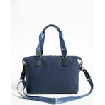 Just Polo Kadın Büyük Valiz Boy Ayarlanabilir Askılı Lüks El ve Omuz Çantası Shopper Ebat: 33 x 40 cm - Lacivert