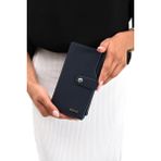Just Polo Kadın Ekose Cüzdan 20 Kart Bölmesi Kağıt Para Bölmesi Ebat 10X18 cm 231604MH